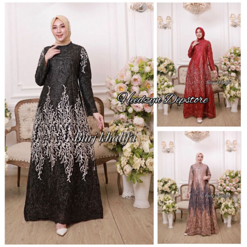 HD - Gamis Burj Khalifa PJ / Gamis Dress / Gamis Modern / Gamis Kebaya Model Terbaru / Gamis 2022.