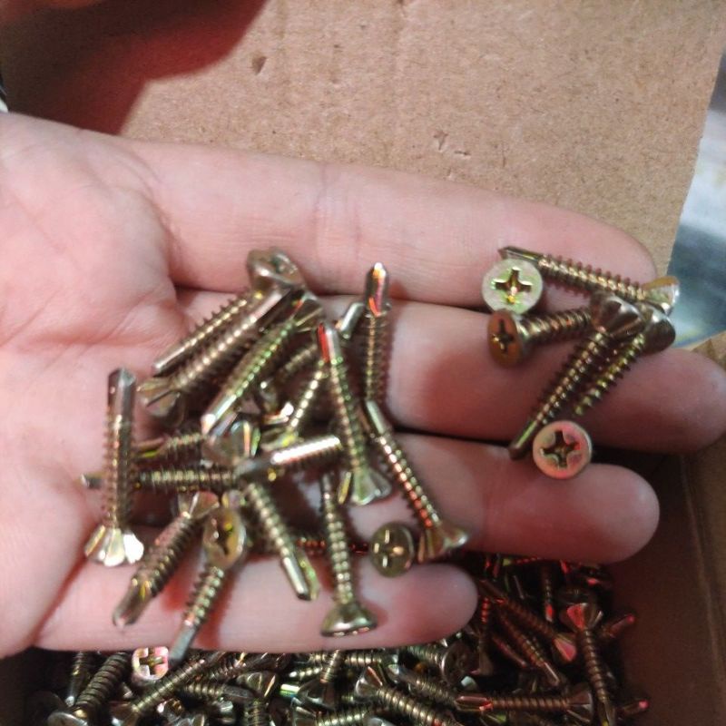 skrup grc ameritech 4.2x25mm (isi 1000pc) harga perkotak/baut grc