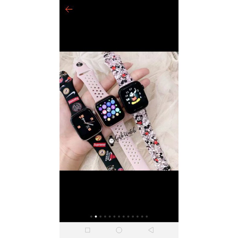 IWO LTE BISA TLP (New Rose gold+Strap Disney)Pri❤ed 1x pake By Shasha_gwb.