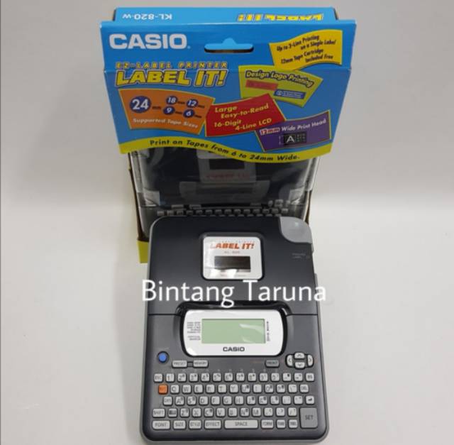 Printer Label Casio KL-820 Mesin Label Printer Casio KL-820-W Label IT Printer Casio KL-820W