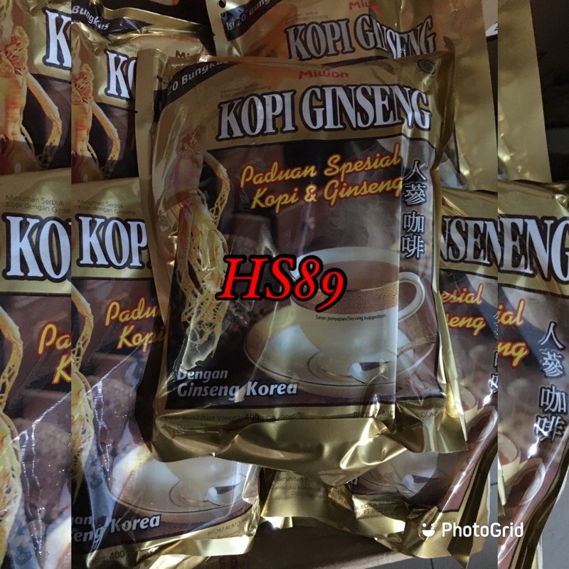 

Kopi Ginseng Miwon Sachet isi 20