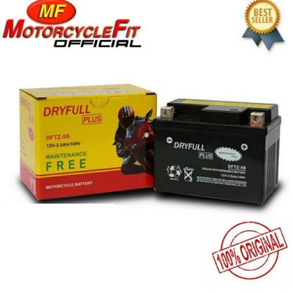 Aki THUNDER GTZ5S Motor Honda Beat Vario 110 Scoopy Spacy Supra X 125 Revo Yamaha Mio Soul GT J Z M3