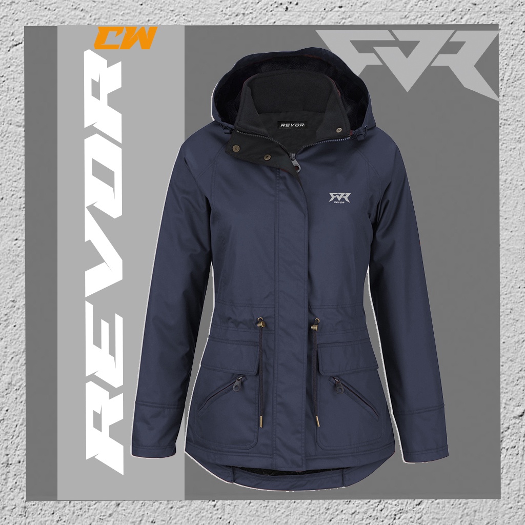 Revor CW Jaket Motor Wanita Windproof Tidak ada penilaian