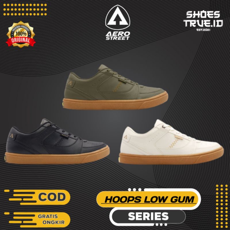 [ ORIGINAL BARU ] AEROSTREET HOOPS LOW GUM SERIES