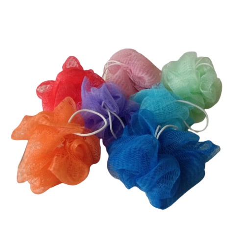 FAS Spon Mandi 15 gr Colorfull Bath Spons Puff