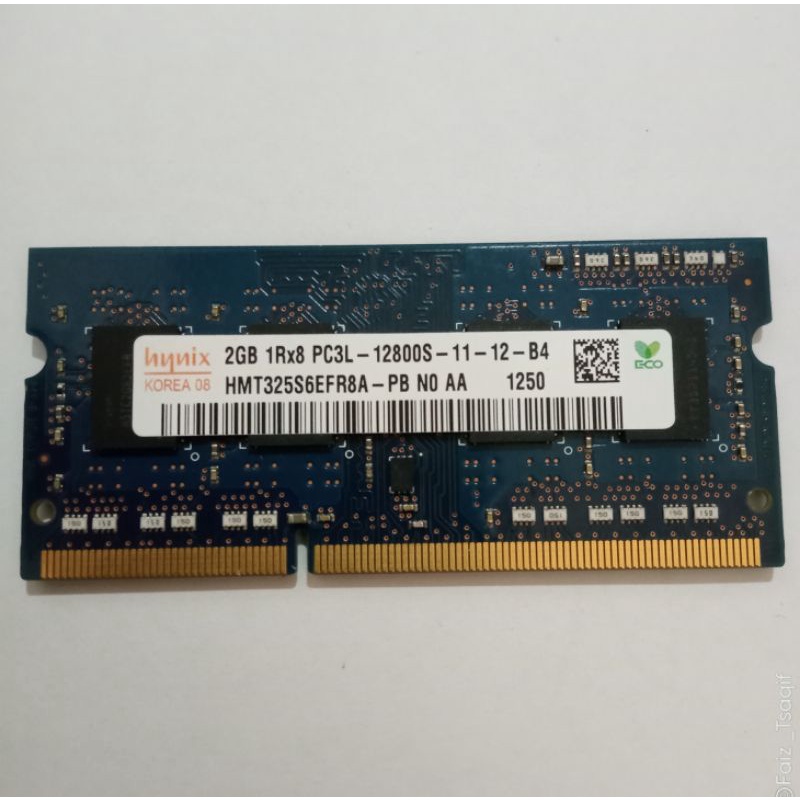 RAM LAPTOP ACER LENOVO HP DELL TOSHIBA ASUS SODIMM DDR3 & DDR3L 12800S 2GB