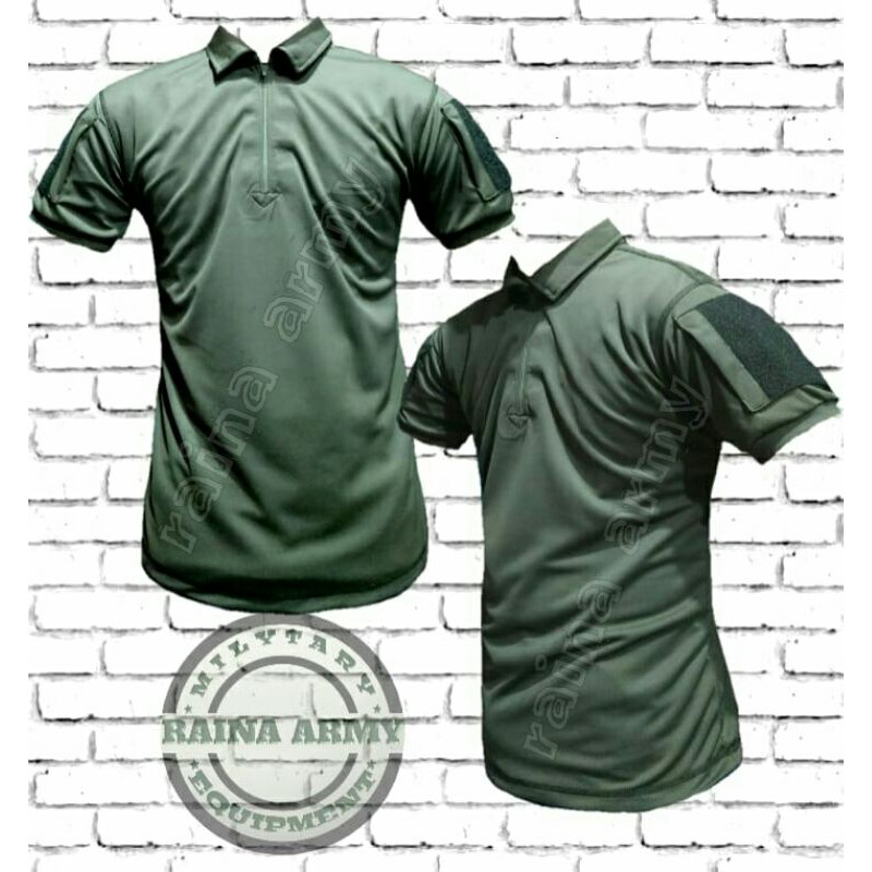 kaos bdu dryfit kaos tactical bdu jersey dryfit wangki premium lengan pendek hijau