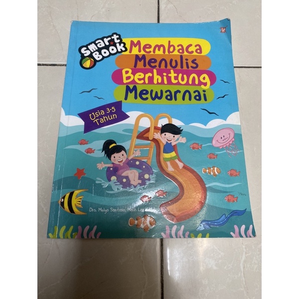 Jual Smart Book Membaca Menulis Berhitung Mewarnai, Umur 3 - 5 Tahun ...