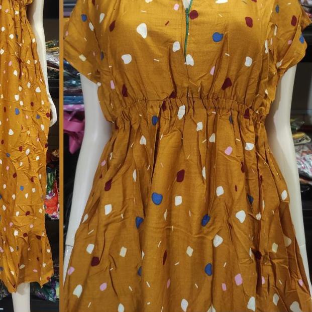 ✸ daster bali manohara jumbo busui panjang ruflle ✫