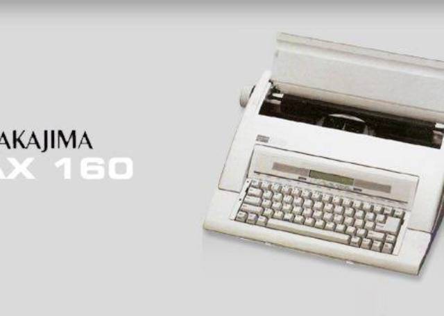 Mesin Ketik NAKAJIMA AX-160 / Typewriter / Tik Listrik