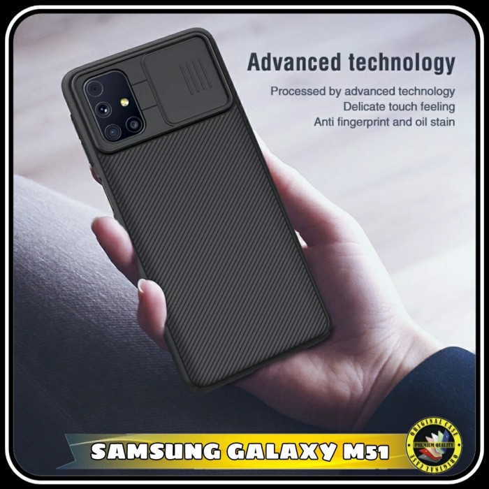 Case Samsung Galaxy M51 M 51 HardCase Slide Camera Protector