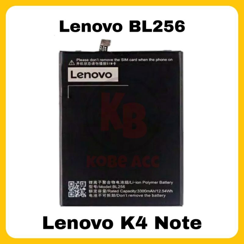 Baterai Lenovo K4 Note BL-256 Original
