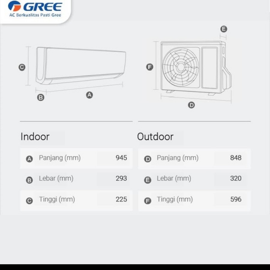 AC Gree Gtech Inverter 1PK / AC Gree GWC-09GTECH / AC Gree GWC09GTECH