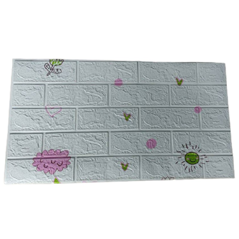 [1KG=24PCS] MGM Wallpaper Dinding Foam 3D Sticker Dinding Bata / Headboard 514 515 517 518-WL 08