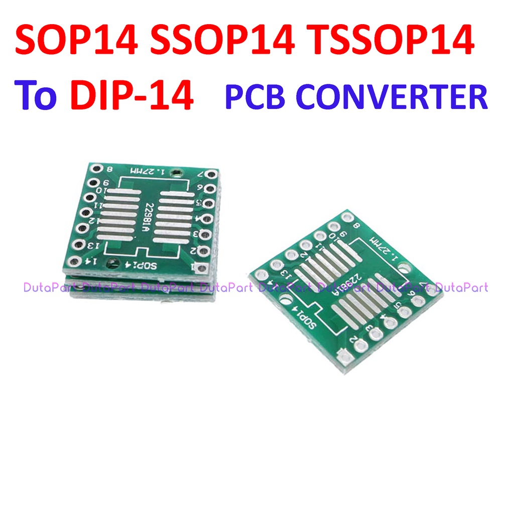 PCB Board SMD SOP14 SSOP14 TSSOP14 To DIP14 DIP 14 Adapter Converter