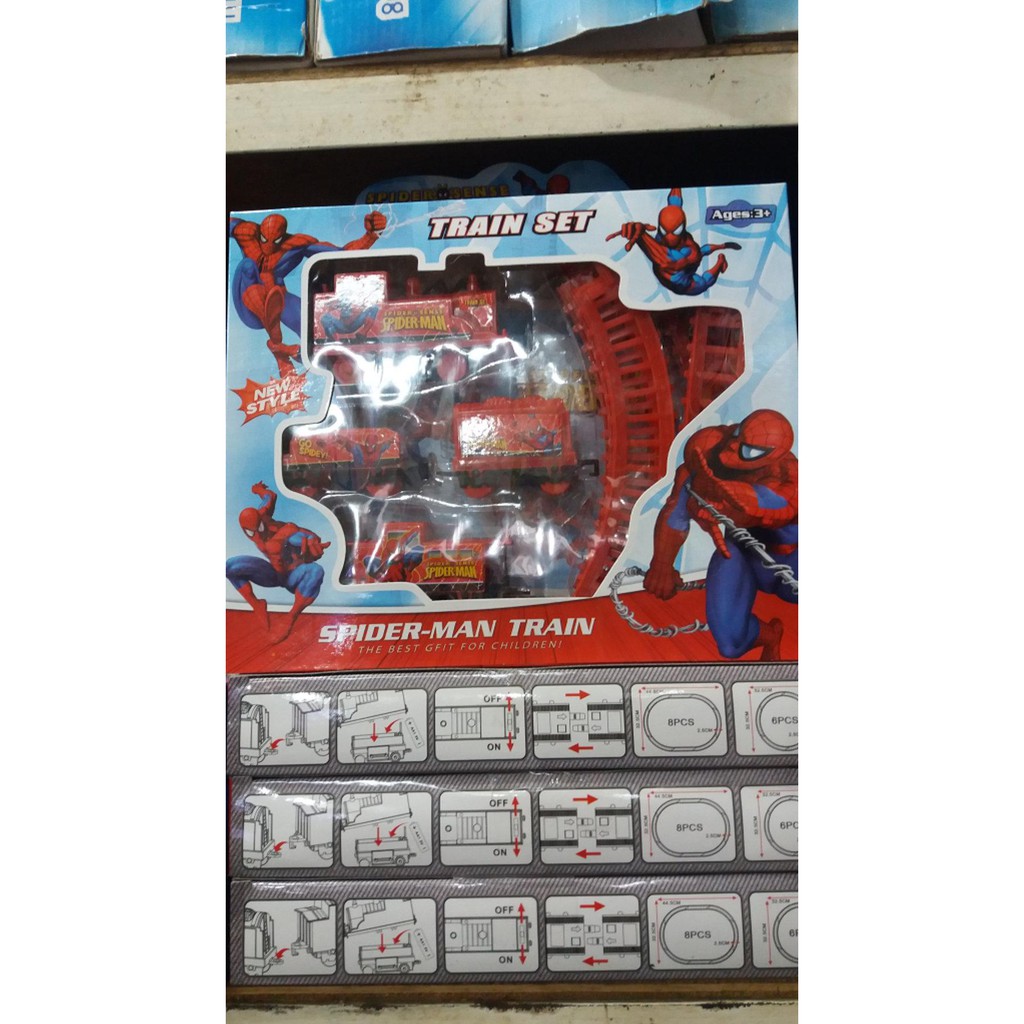 Kereta 4 Gerbong Thomas / Spider