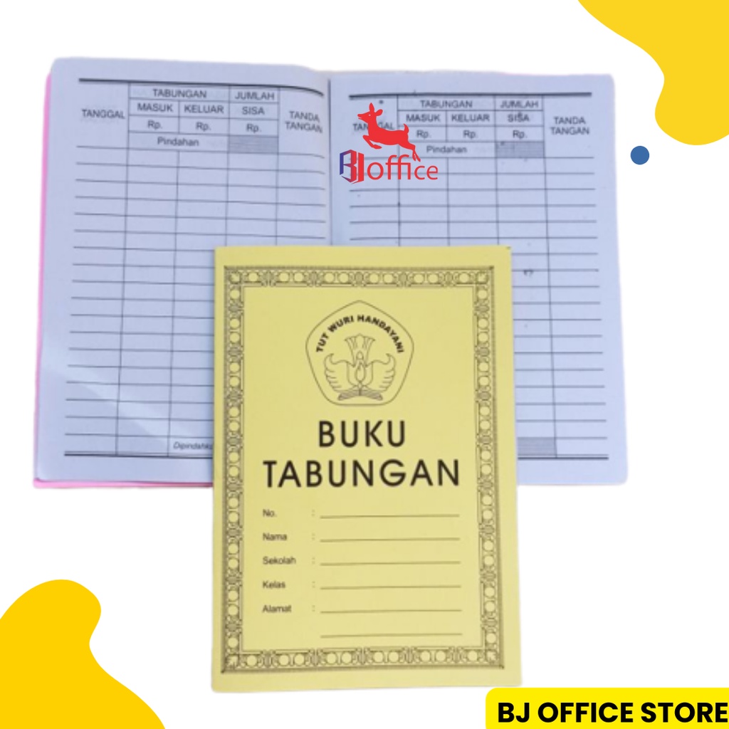 

Buku Tabungan Sekolah Kecil Ukuran 9,5 x 16 cm