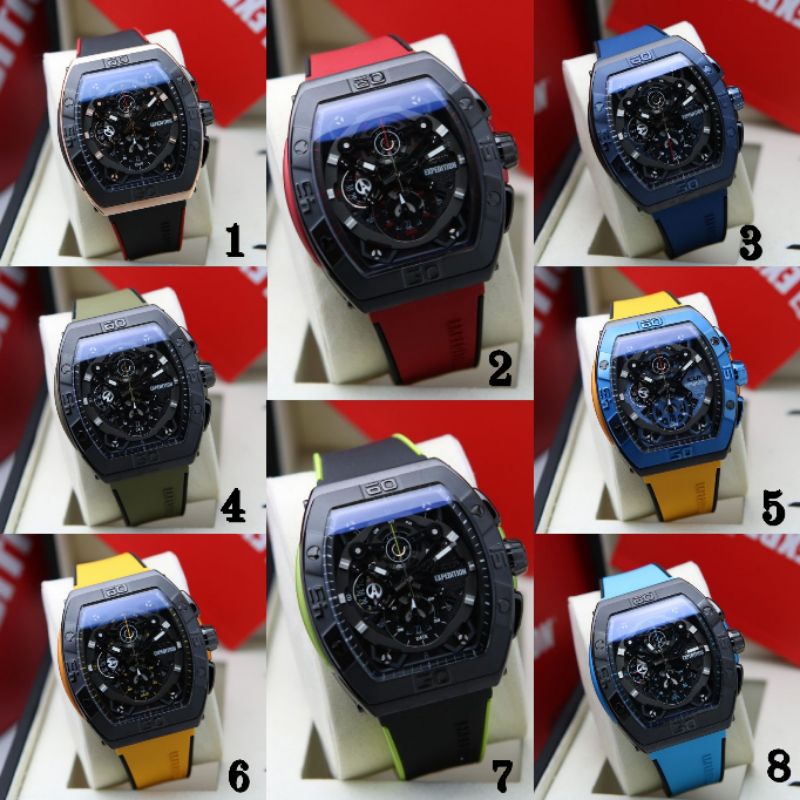 Jam Tangan Pria Expedition EXP 6800 E6800 E 6800 M Rubber | Original