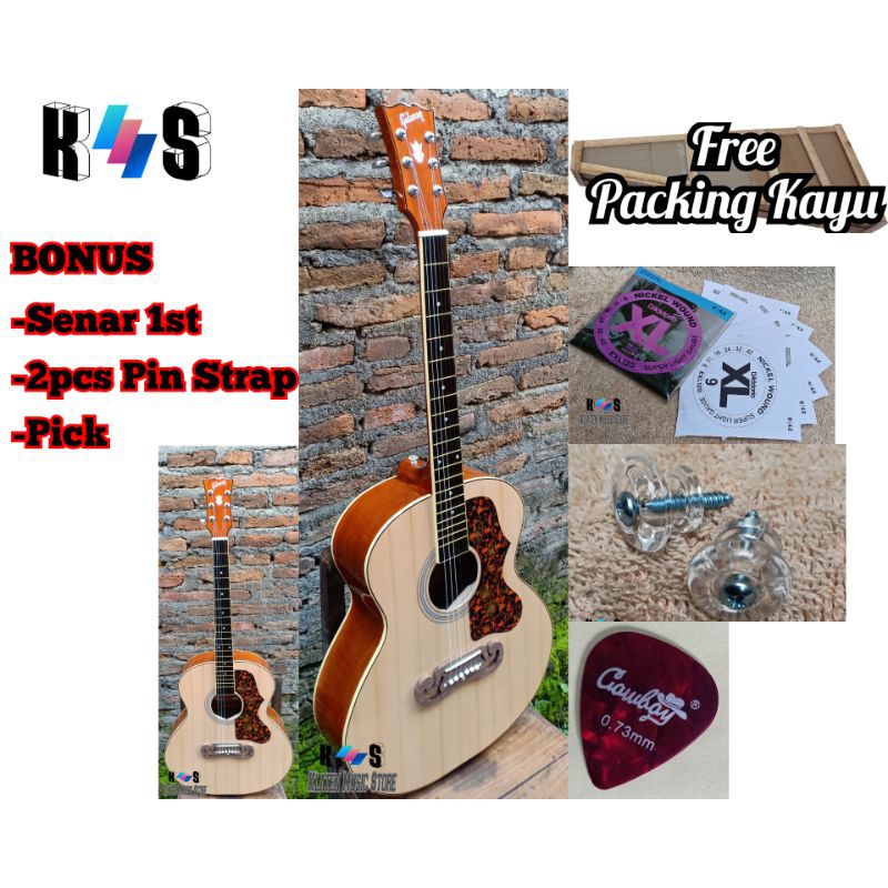 Gitar Akustik Gibson J200 custom Murah