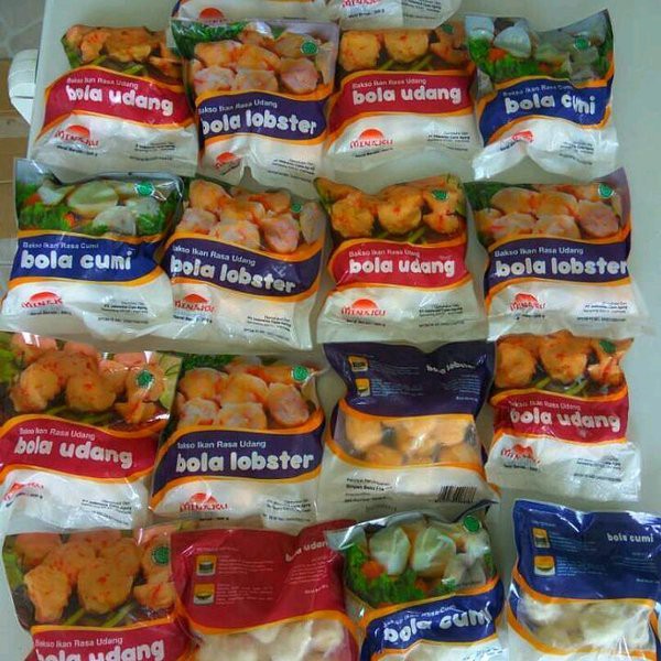 

Baso Bola Salmon Kepiting Ikan Udang Lobster