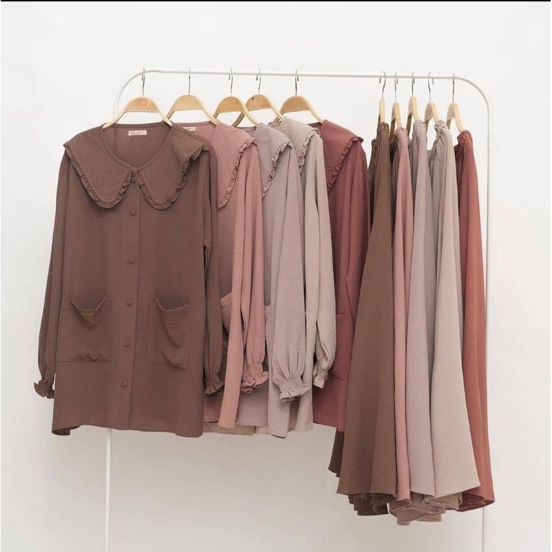 ABAYA & ONE SET TUNIK ZAILA BY GERAI ALIYAH (Pelunasan)