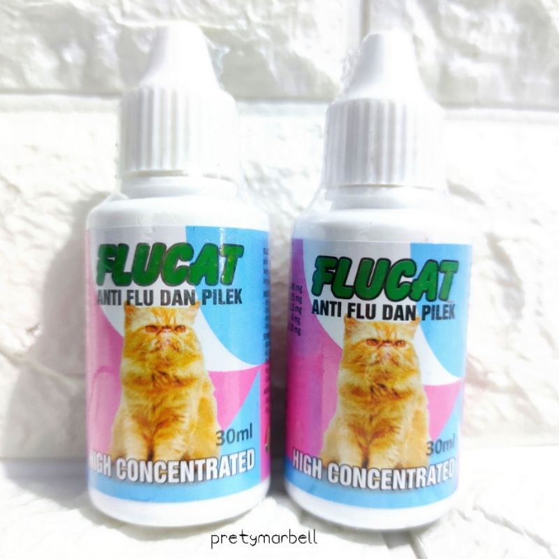 Flucat Drop 30ml Obat Flu Pilek Kucing Flu Cat