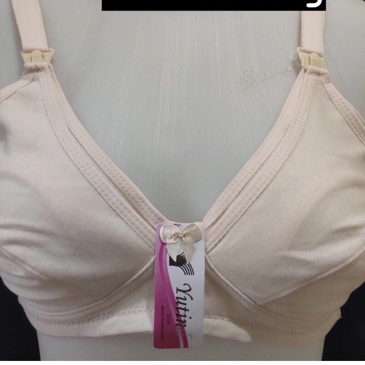 BH/Bra Menyusui F008 Yutind | BH Yutind | Bra Ibu Menyusui | BH Murah | Bra Murah (Warna Krem) ECER