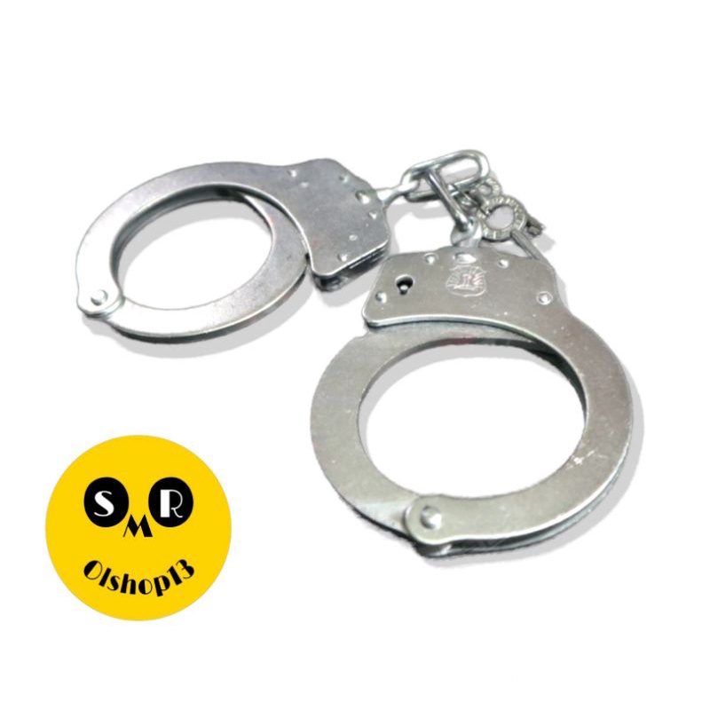 SMR - Borgol Tangan Asli Security Satpam Polri Handcuffs Borgol Asli