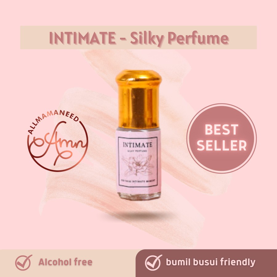 Allmamaneed Intimate Silky Parfume Original Parfum Wanita non alcohol alkohol