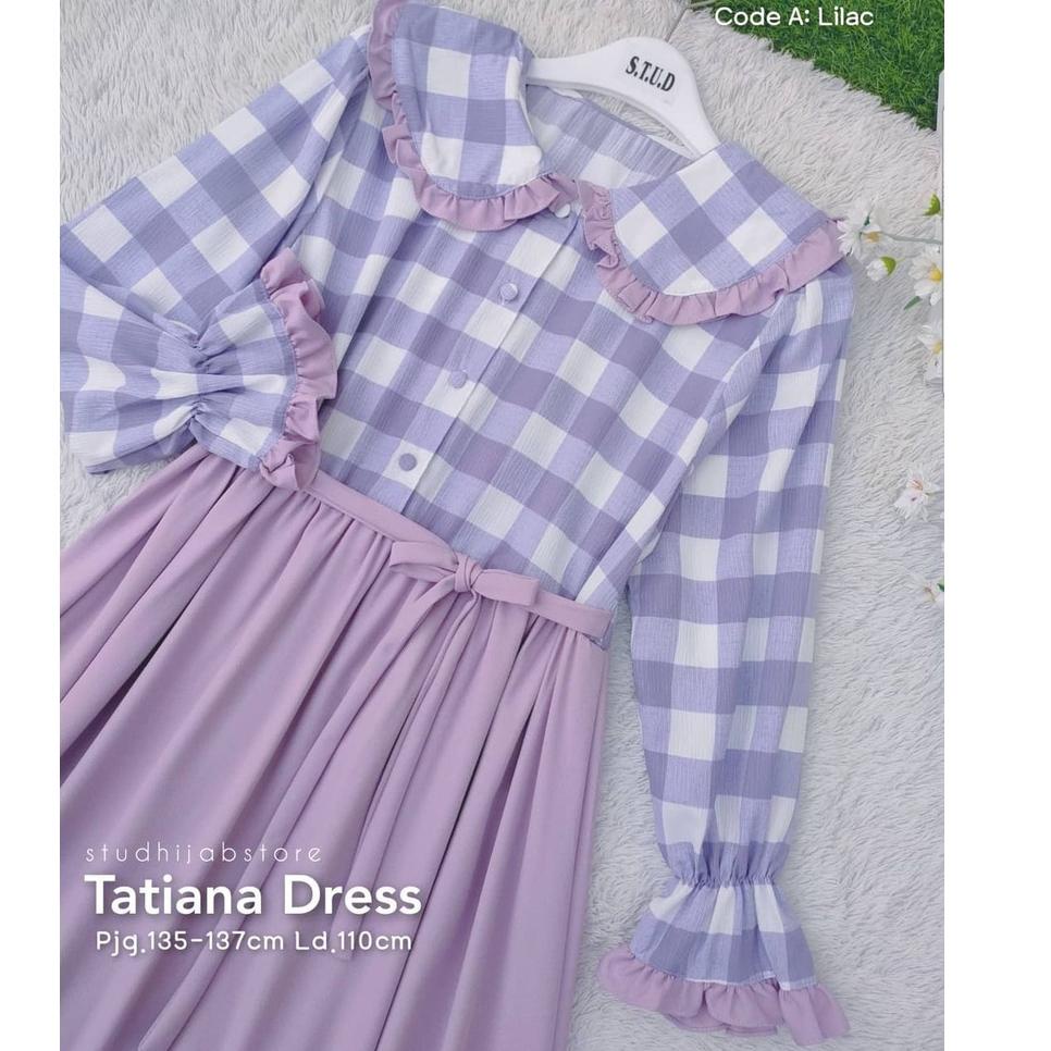 Paling Diminati.. Baju Gamis Muslim Dewasa / Tatiana Dress / Baju Wanita Korea / Dress Muslim Dewasa