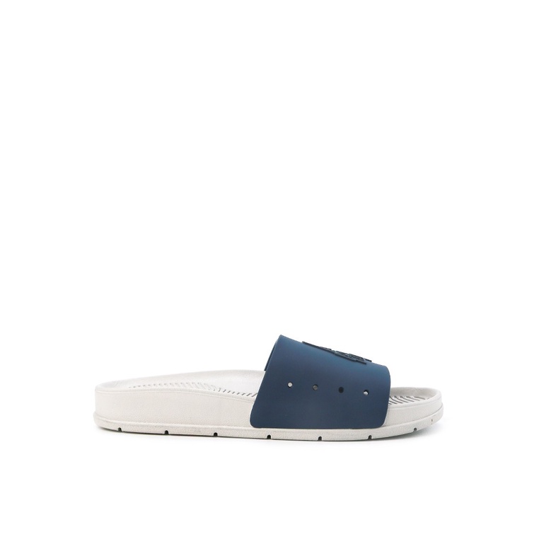 SANDAL SLIDE HUSH PUPPIES PRIA ORIGINAL CASUAL BRANDED BIRU NAVY HM32