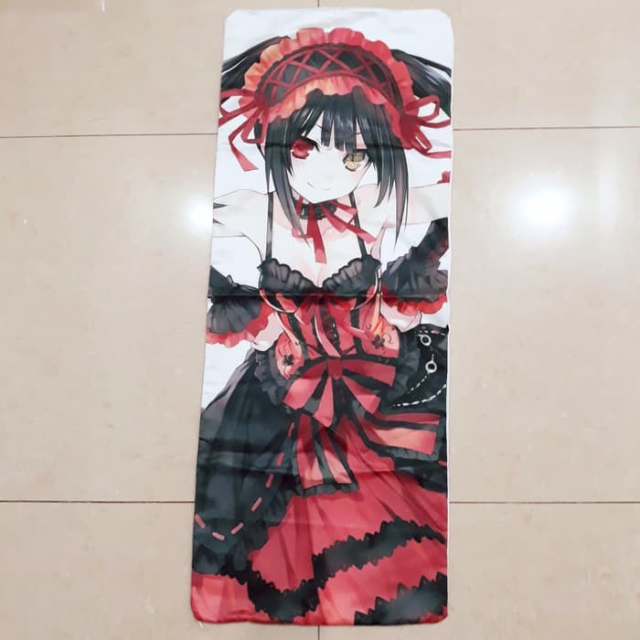 Eklusif Sarung Dakimakura Kurumi Tokisaki Date Alive 120 x 40 cm 1 Sisi Berkualitas