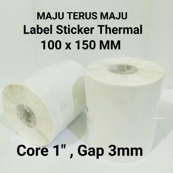 

Label Sticker Barcode 100x150mm Thermal (10cmx15cm isi 250pcs Core 1") (KODE 6494)