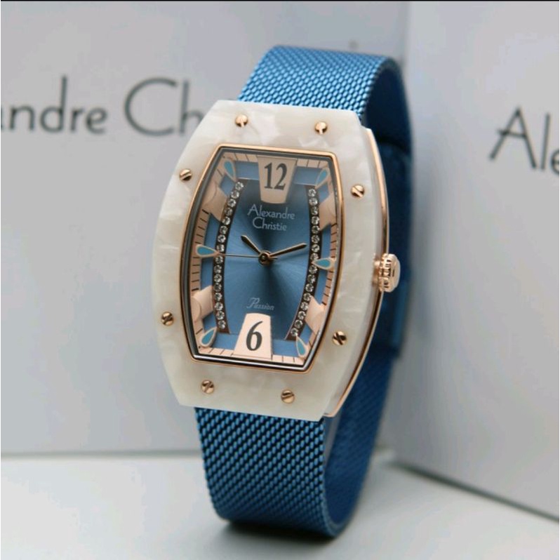JAM TANGAN WANITA ALEXANDRE CHRISTIE AC 2856 / AC2856 RANTAI PASIR
