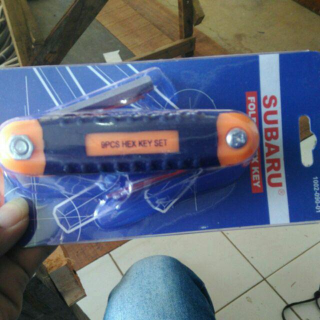 Kunci L Kenmaster 9pcs Lipat Praktis Spion Baut Body Motor /peralatan Elektronik Dll