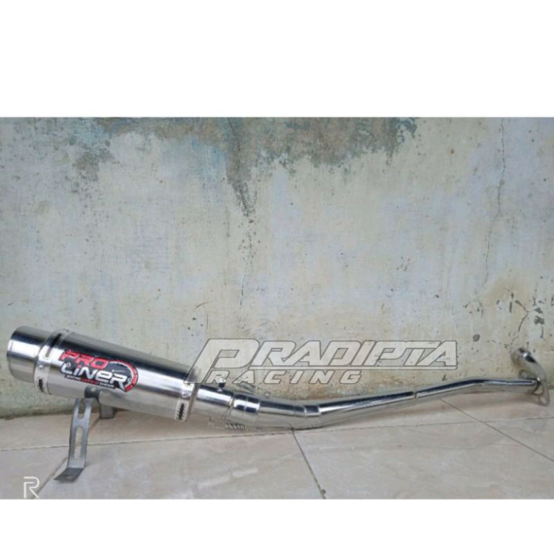 Knalpot Racing PROLINER Supra X 125 karisma Vega Jupiter Shogun.
