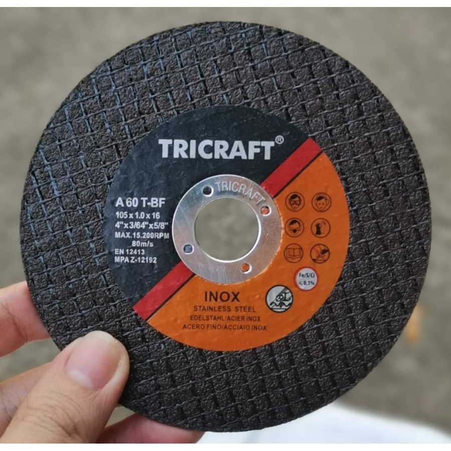 TRICRAFT MATA BATU GERINDA POTONG CUTTING 4X1 TAJAM MURAH