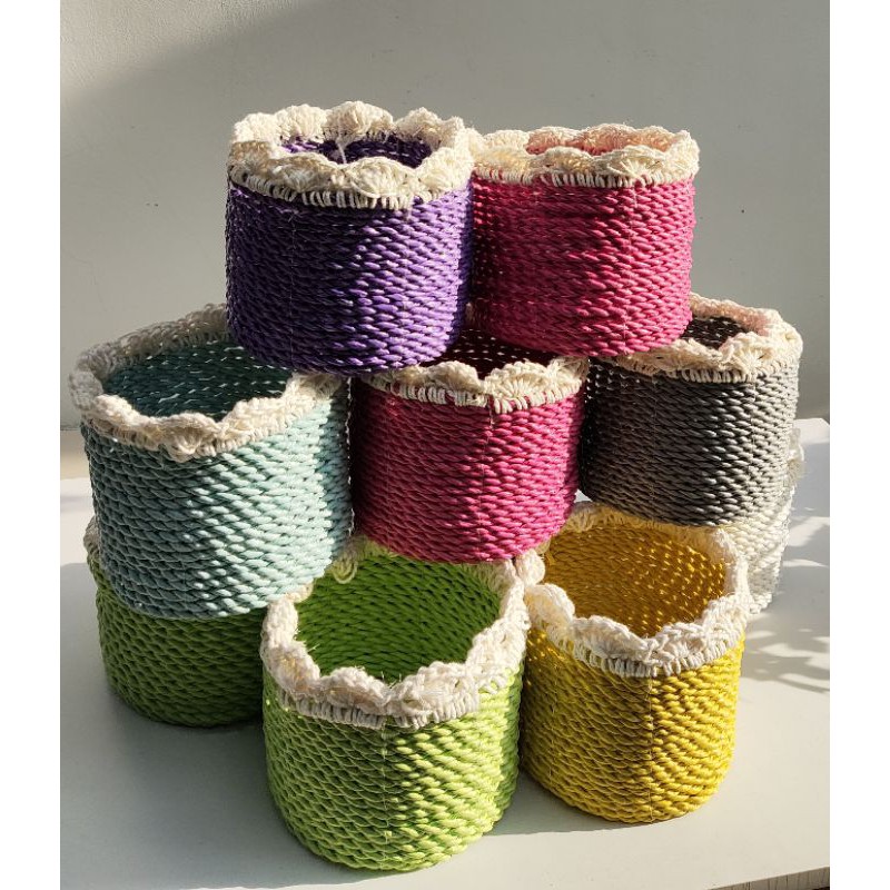 Cover Pot Mini Macrame