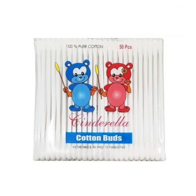 CINDERELLA COTTON BUD BABY 50pc