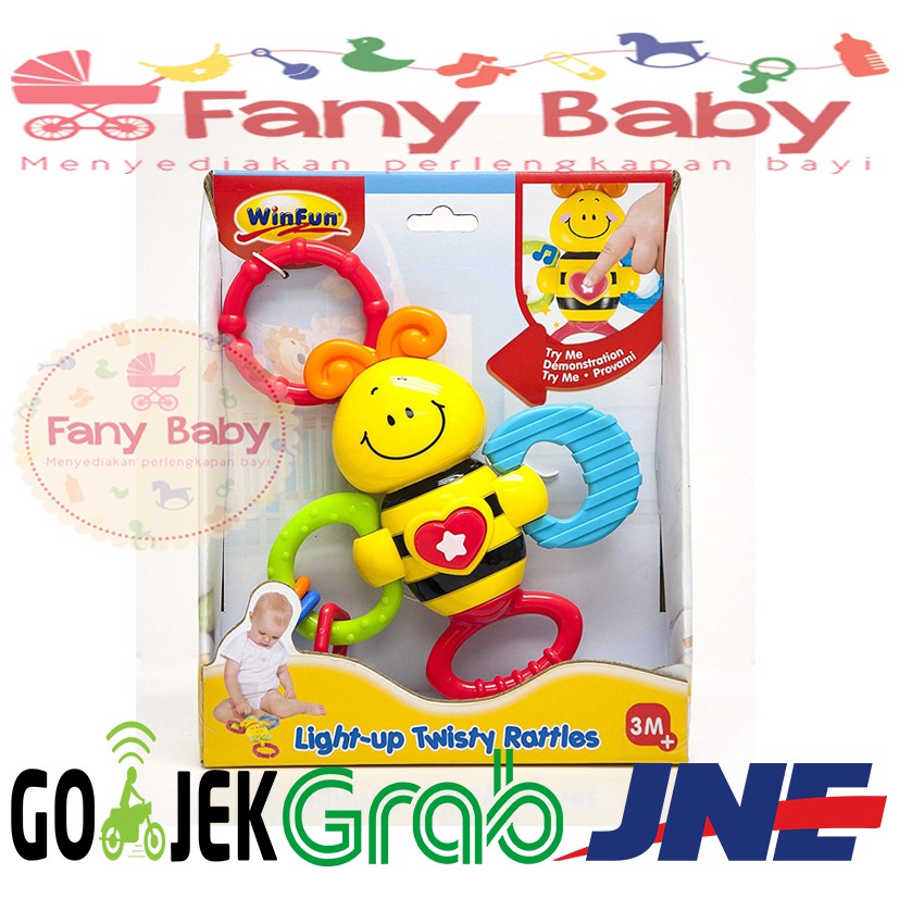 Winfun Light Up Twisty Rattle Bee