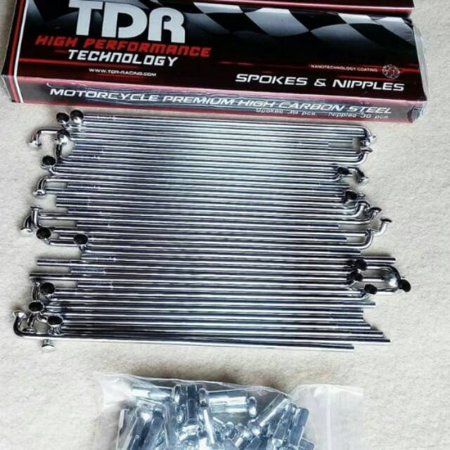 JARI JARI TDR CHROME SEMUA UKURAN LENGKAP FULL ORIGINAL ASLI SEMUA MOTOR UNIVERSAL 89 120 130 154 159 164 172 184