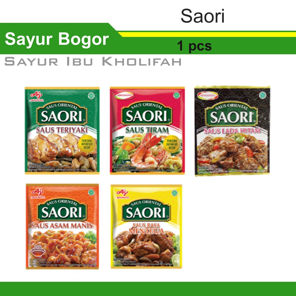 

Saori Saus Tiram Bumbu Dapur Instan Sembako Murah Bogor