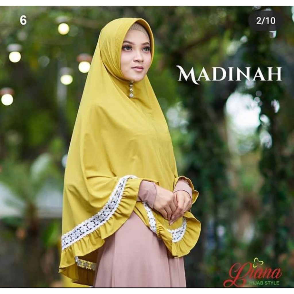 Khimar Jersey Renda Jumbo Daily Hijab by Azlia