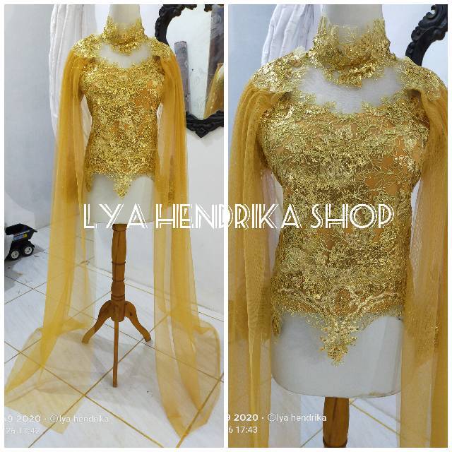 Atasan kebaya pengantin modern/ kebaya wisuda