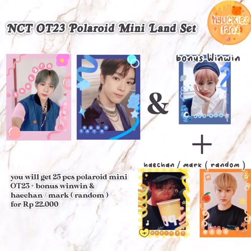 NCT OT23 Polaroid Mini Land Set ( 5.3cm x 7cm )