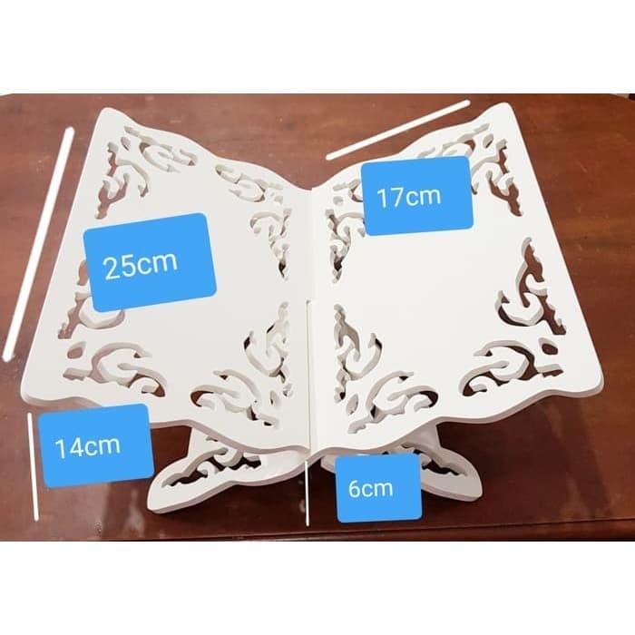 

Jualan Rekal Alquran - Book Holder - Stand Book Holder - Tempat Baca Alquran Trendi