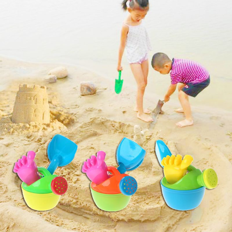 Mary 3pcs/set Pot Bunga Mandi Bayi Anak Pantai Pasir Untuk Bermain Mainan Edukasi Lucu To