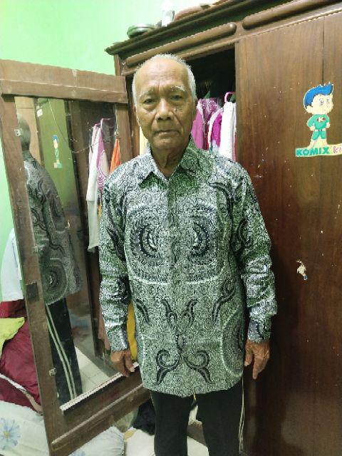 Babon Angrem Lawasan Kemeja Batik Pria Full Furing Bahan Katun Primisima Batik Solo