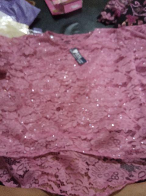 Kebaya Modern  Brukat Brokat Jenita 3in1 Set Outer Cape Atasan Rok Batik Pesta Kondangan Dm