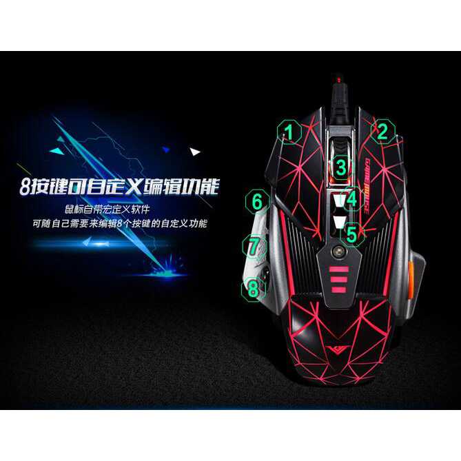 RAJFOO Gaming Mouse Laser - Model 3